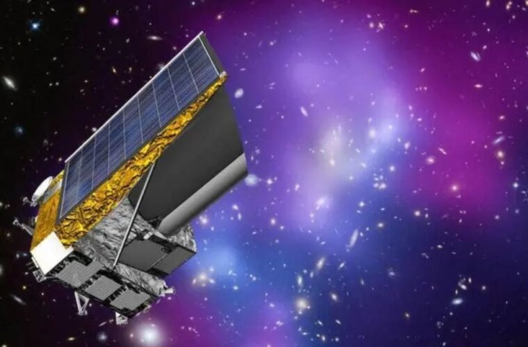 Ilustración del telescopio espacial europeo Euclid que también recopilará datos sobre el comportamiento de la energía oscura