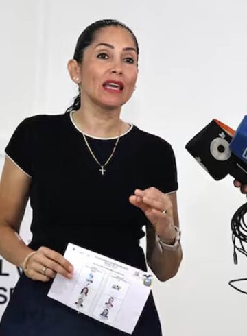 Luisa González en elecciones de Ecuador