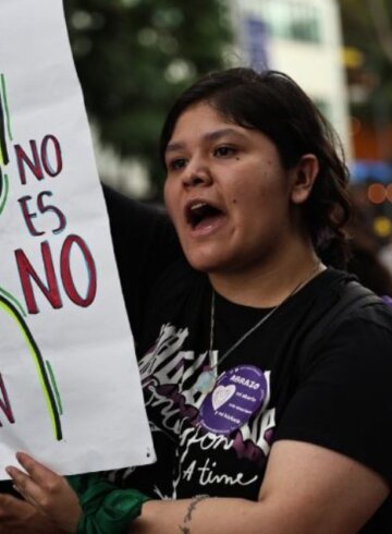 Marcha por el aborto en mexico