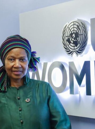 La directora ejecutiva de ONU Mujeres, Phumzile Mlambo-Ngcuka