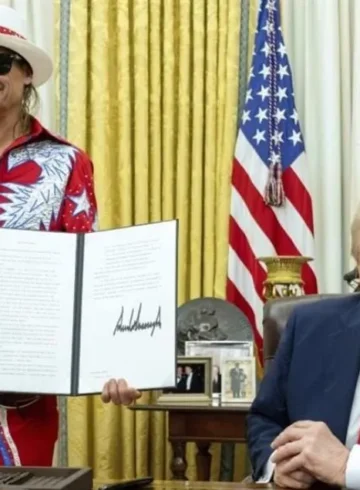 Kid Rock y Donald Trump.