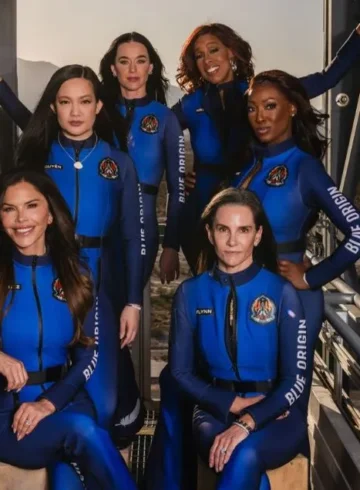 tripulación exclusivamente femenina fue compartida por Blue Origin a través de X.