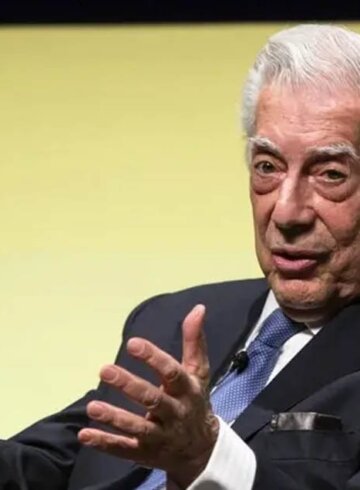 Vargas Llosa en un evento