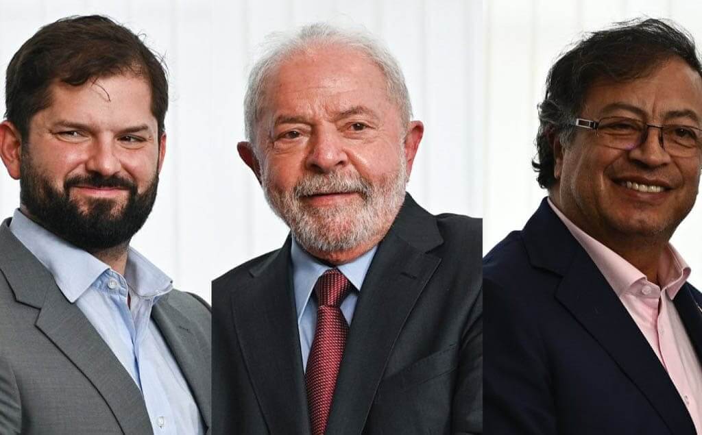 Boric, lula y petro