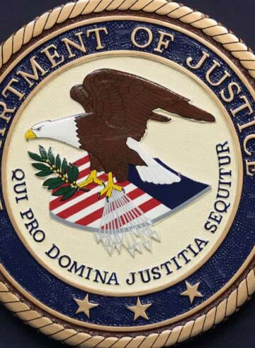 Departamento de justicia gobierno trump