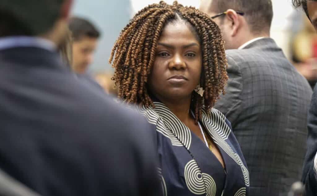 Francia Márquez, contrariada