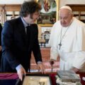 Milei y el Papa reunidos