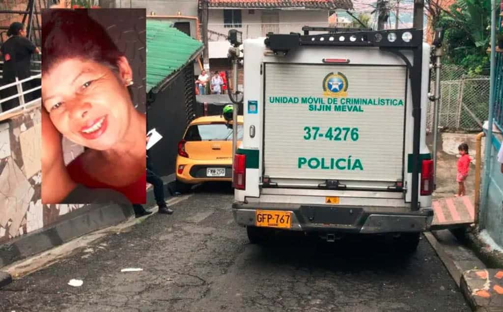 Mujer asesinada en Medellín Colombia