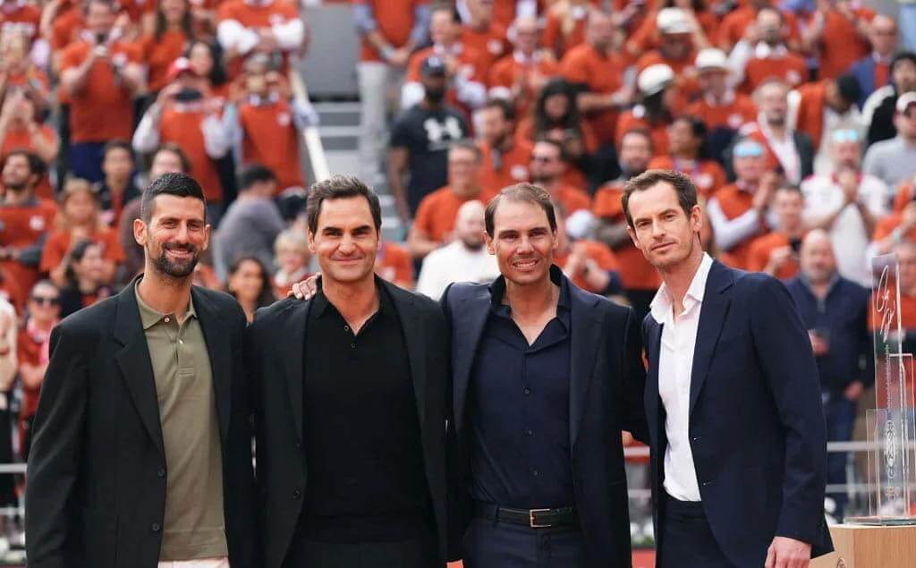 Nadal, Djokovic, Murray y Federer en París