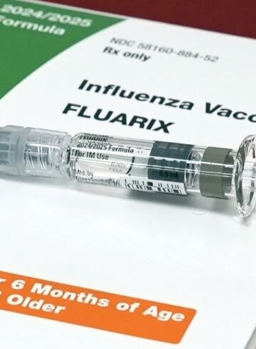 Una vacuna contra la gripe en una farmacia de Nueva York