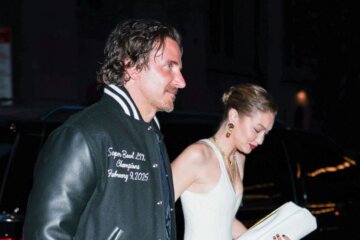 Gigi Hadid con Bradley Cooper