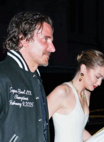 Gigi Hadid con Bradley Cooper