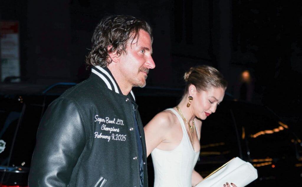 Gigi Hadid con Bradley Cooper