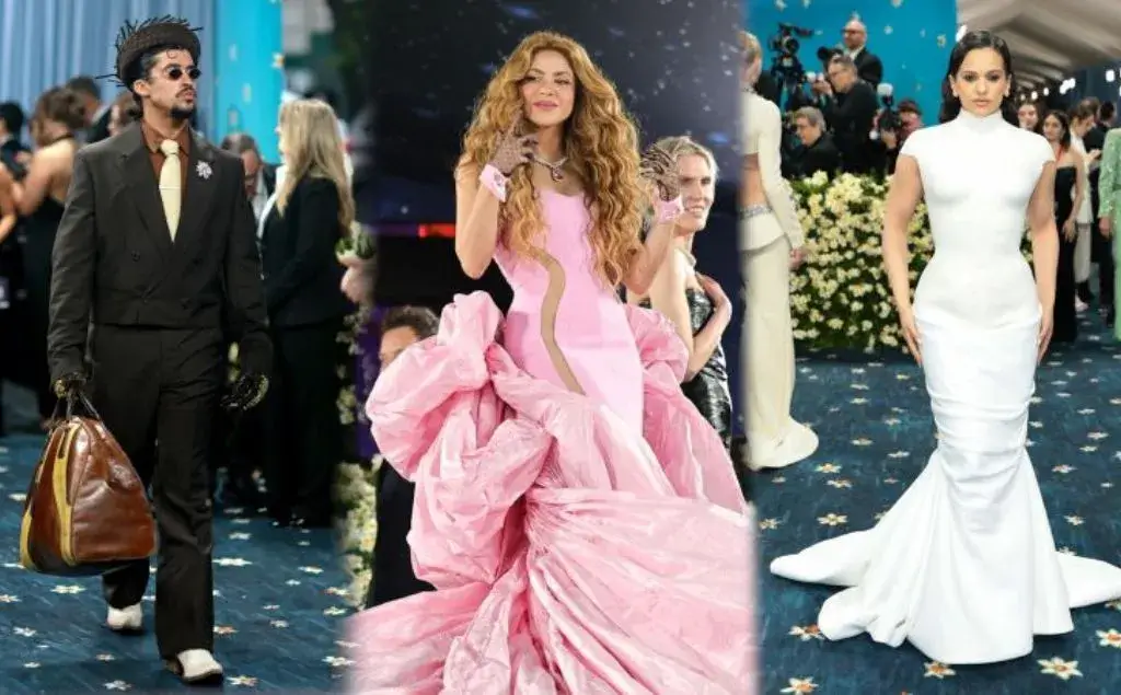 Bad Bunny, Shakira y Rosalia en la Met Gala