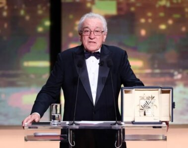 Robert De Niro fotografiado durante su discurso en el Festival de Cine de Cannes el martes
