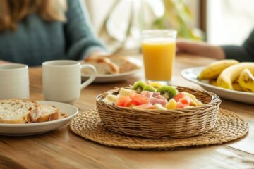 Desayuno en la mañana