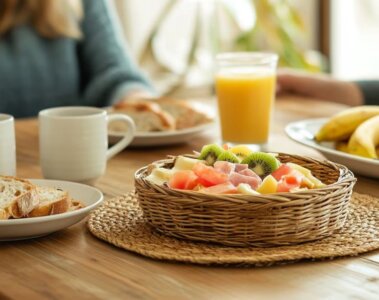 Desayuno en la mañana