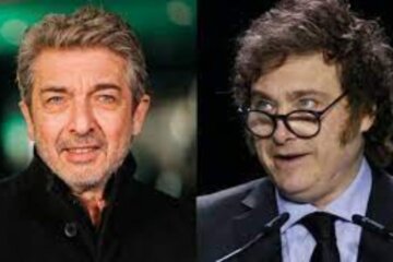 Ricardo Darín y Milei