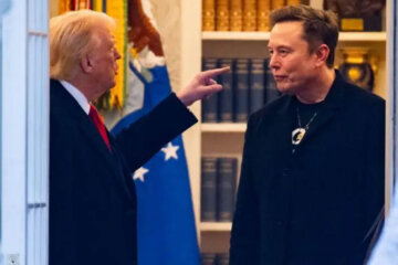 Musk y Trump en medio de una discusión