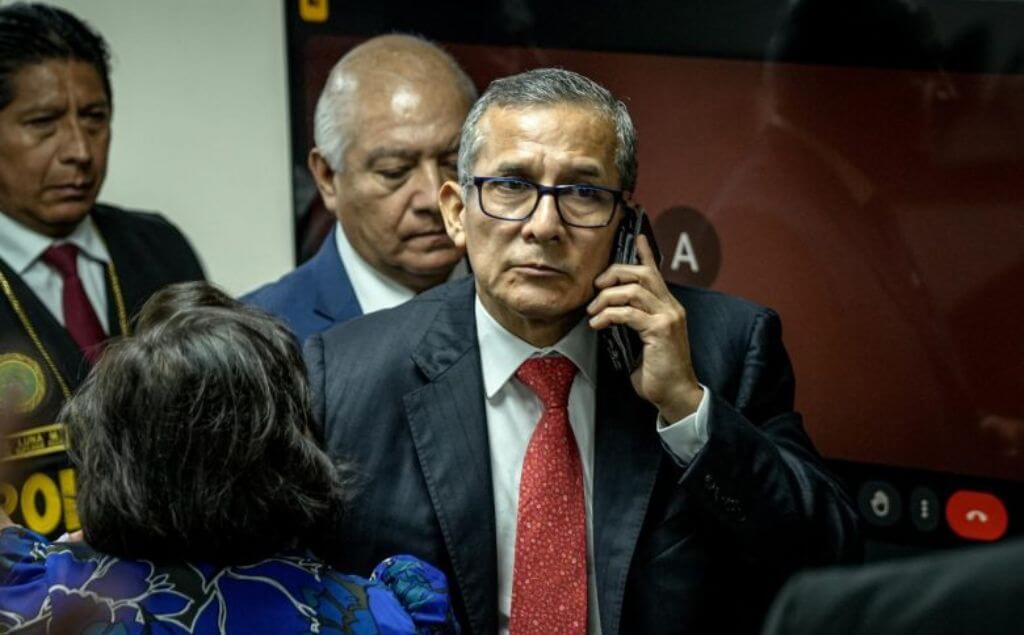Expresidente Humala en la fiscalia de Perú. Cárcel, condena.