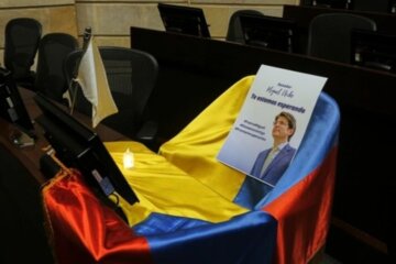 Silla de Miguel Uribe Turbay en el Senado