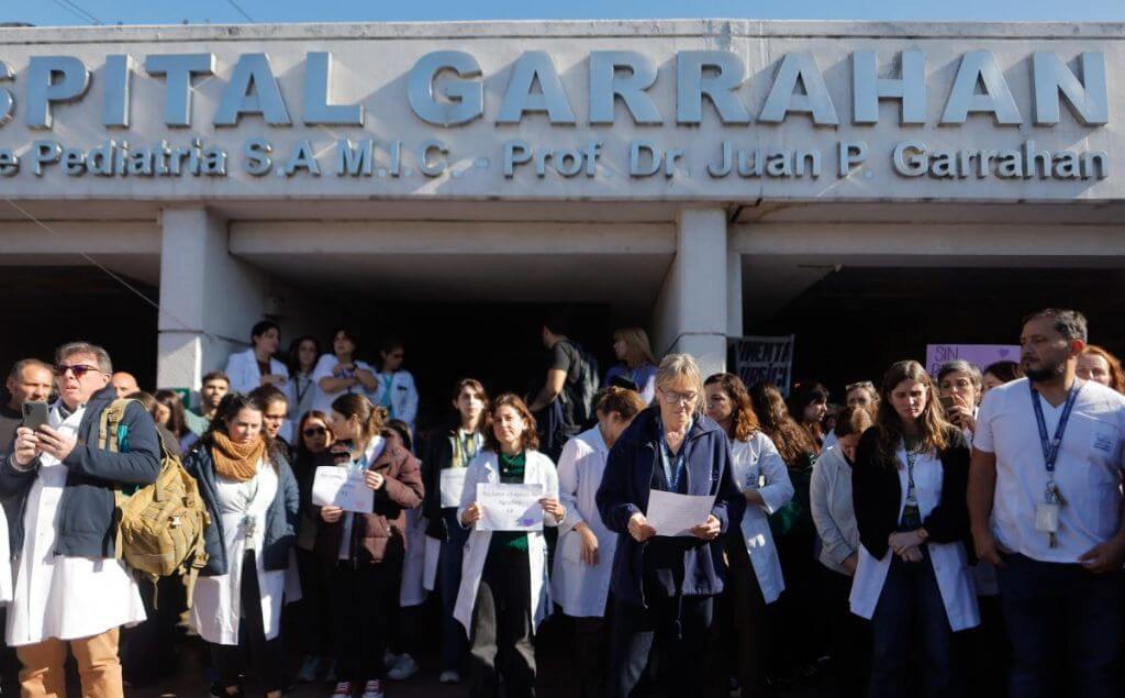 El Garrahan, que se ha convertido en las últimas semanas en símbolo de las protestas contra el ajuste del Gobierno de Javier Milei en el campo de la salud